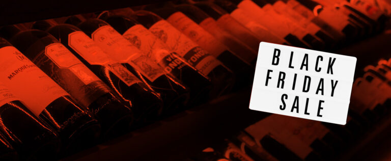 vendita di vino durante il periodo del Black Friday